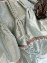 Load image into Gallery viewer, Colefax &amp; Fowler Lucerne Silk INTERLINED Curtains 89&quot;d x 49&quot;w per Panel Gathered
